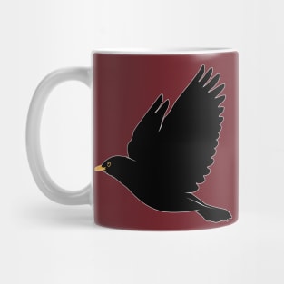 Flying Blackbird Mug